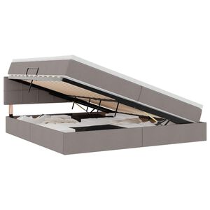 vidaXL Letto con contenitore e materasso Talpa 200 x 200 cm