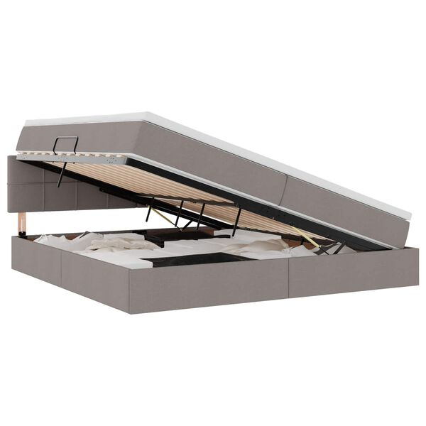 vidaXL Letto con contenitore e materasso Talpa 200 x 200 cm