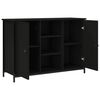 vidaXL Credenza Nera 100x35x70 cm in Legno Multistrato