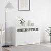 vidaXL Credenza Bianco 116 x 30 x 75 cm Legno multistrato