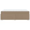 vidaXL Struttura del letto Cappuccino 90 x 200 cm Tessuto