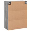 vidaXL Mobile a Parete Grigio Sonoma 69,5x34x90 cm Legno Multistrato