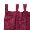 vidaXL Tende in Velluto 2 pcs Rosso Vino 140 x 140 cm Velluto