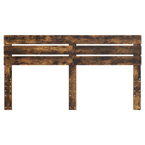 vidaXL Testiera Rovere fum&eacute; 200 cm Legno multistrato