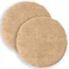 vidaXL Federa 2 pz HEERLEN Crema Diam. 50 cm