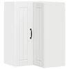 vidaXL Mobile angolare per parete LUCCA Bianco 57 x 57 x 80 cm