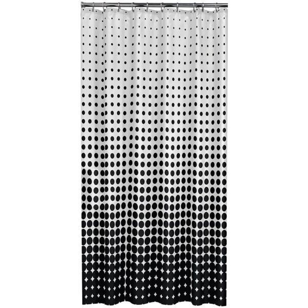 Sealskin Tenda per doccia Speckles 180 cm nera 233601319