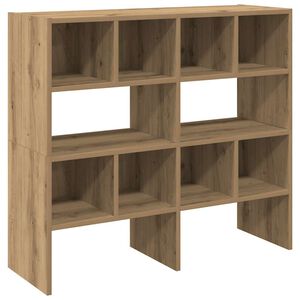 vidaXL Scarpiere 2 pz Impilabili Rovere Artigianale 89,5x30x40 cm