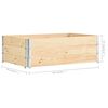 vidaXL Collari per Pallet 3 pz 50x150 cm in Legno Massello di Pino