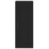 vidaXL Armadietto a Muro Nero 34,5x34x90 cm in Legno Multistrato