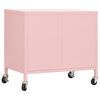 vidaXL Armadietto Rosa 60x35x56 cm in Acciaio