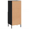 vidaXL Credenza Nero 34,5x34x90 cm in Legno Multistrato