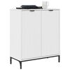 vidaXL Credenza Bianco Lucido 69,5 x 33 x 82 cm Legno multistrato