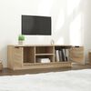 vidaXL Mobile Porta TV Rovere Sonoma 102x35x36,5 cm Legno Multistrato