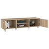 vidaXL Mobile Porta TV Rovere Sonoma 140x40x35 cm Legno Multistrato