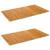 vidaXL Tappeto da bagno 2 pz Naturale 100 x 60 cm
