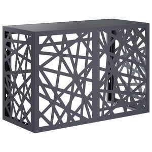 vidaXL Copertura per condizionatore d'aria Antracite 90 x 40 x 60 cm