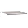 vidaXL Tenda retrattile Grigio Chiaro 500 x 300 x 165 cm