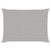 vidaXL Telo Ombra Grigio chiaro e bianco 5 x 8 m HDPE