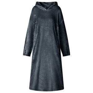vidaXL Felpa coperta Blu navy S Flanella