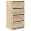vidaXL Credenza Rovere Sonoma 37,5x35x76 cm in Legno Multistrato