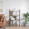 vidaXL Libreria Rovere artigianale 75 x 30 x 123,5 cm