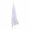vidaXL Albero di Natale artificiale Bianco 240 cm PVC e Acciaio