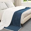 vidaXL Coperta Blu navy 240 x 270 cm Panno