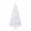 vidaXL Albero di Natale artificiale Bianco 210 cm PVC e Acciaio