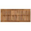 vidaXL Piano del tavolo 80,5 x 35 x 2 cm Rettangolare Naturale