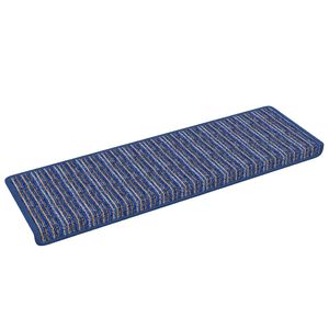 vidaXL Tappetini per scale autoadesivi 15 pz 65 x 21 x 4 cm Non-Slip