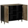 vidaXL Credenza 90x33x75 cm in Legno Massello di Mango