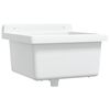 vidaXL Lavabo a Parete Bianco 40x40x24 cm in Resina