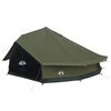 vidaXL Tenda Familiare Verde militare 12-Persone Policotone