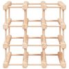 vidaXL Portabottiglie Vino 12 Bottiglie 36x23x36cm Legno Massello Pino