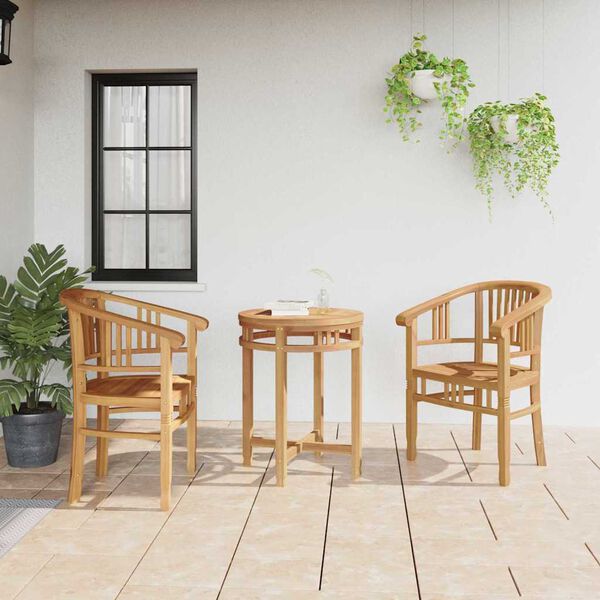 vidaXL Sedie da giardino 2 pcs Marrone 63 x 58 x 89 cm