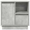 vidaXL Armadio da Notte con cassetto Grigio cemento 50 x 34,5 x 50 cm.