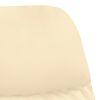 vidaXL Poltrona Relax Bianco Crema in Similpelle
