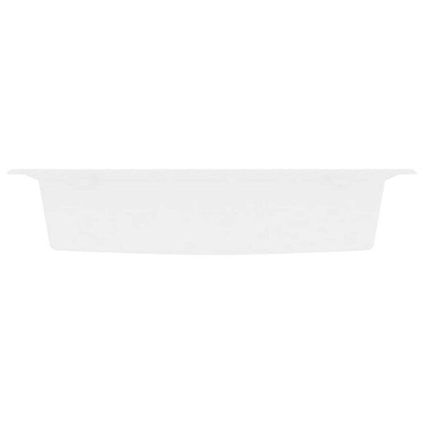 vidaXL Lavello da cucina Bianco 79 x 50 x 31 cm Granito