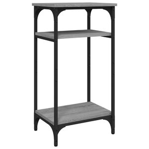 vidaXL Tavolino Grigio Sonoma 40x30x75 cm in Legno Multistrato