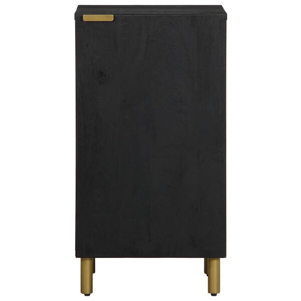 vidaXL Credenza Nera 40x33x75 cm in Legno Multistrato