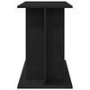 vidaXL Supporto per acquario in rovere nero 100x40x60 cm in legno ingegnerizzato