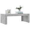 vidaXL Tavolino Salotto Grigio Cemento 102x50x36 cm Legno Multistrato