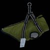 vidaXL Cappotto Cani Imbracatura Impermeabile Riflettente Verde L24