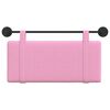 vidaXL Testata appesa Montaggio a parete Rosa 90 x 55 x 5 cm Tessuto