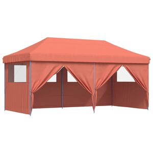 vidaXL Tenda Party 292 x 580 x 315 cm Terracotta Tessuto Oxford