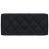vidaXL Cuscino Testiera Nero 100 cm in Tessuto