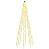 vidaXL Luci per albero di Natale con 8 LED 1000 LED Bianco caldo