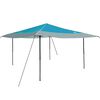 vidaXL Tenda Gazebo 395 x 395 x 251 cm Blu Tessuto