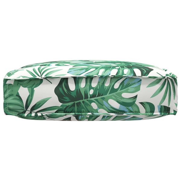 vidaXL Cuscino Foglia Motivo Foglia 60 x 60 x 12 cm Tessuto Oxford